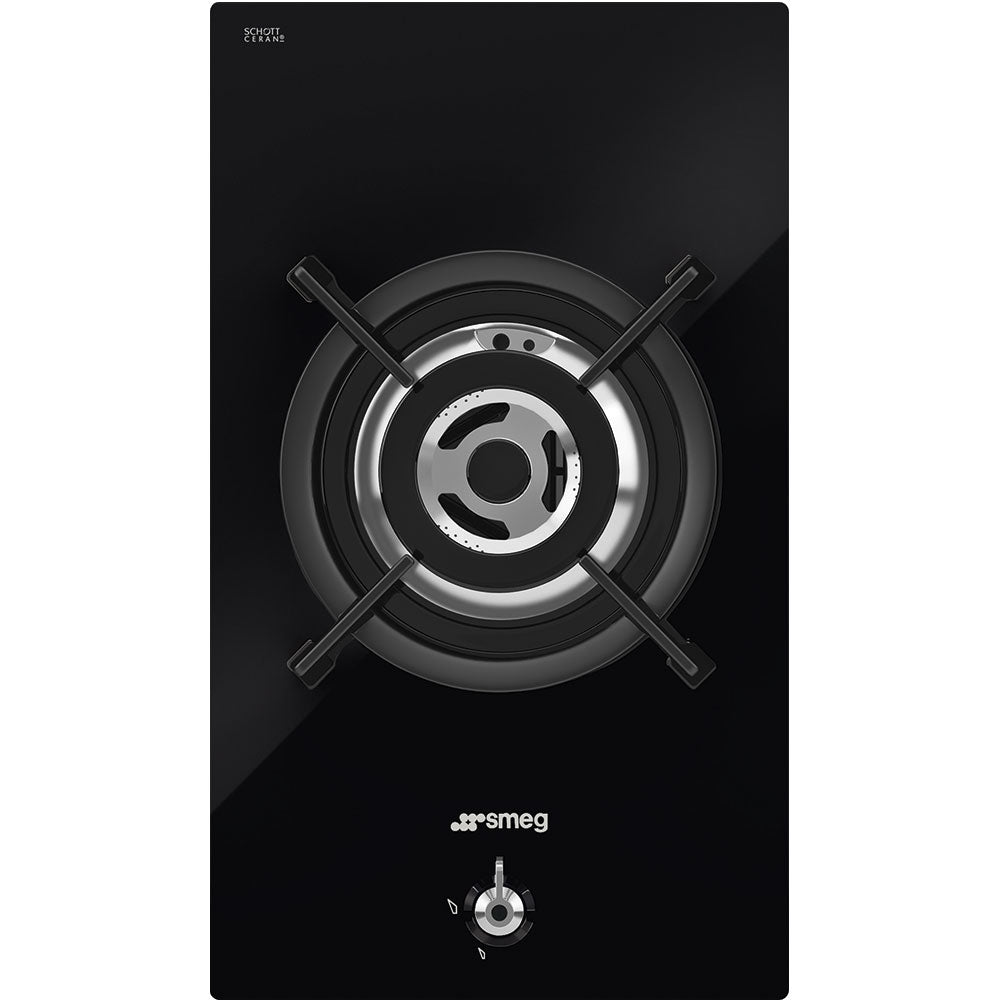Smeg 30cm Classica Black Gas on Glass Hob PV331CN - Metro Homecentre Menlyn