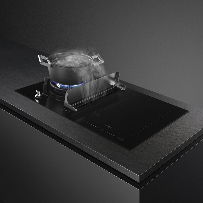 Smeg 30cm Classica Black Gas on Glass Hob PV331CN - Metro Homecentre Menlyn