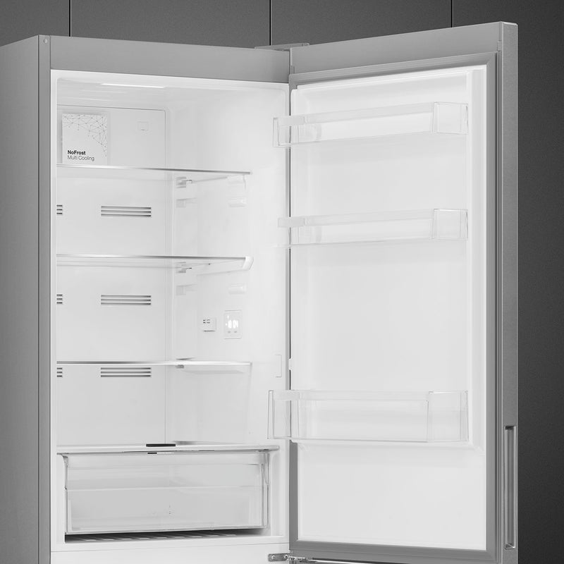 Smeg 324L 60cm Frost Free Fridge Freezer RC33SNZA - Metro Homecentre Menlyn
