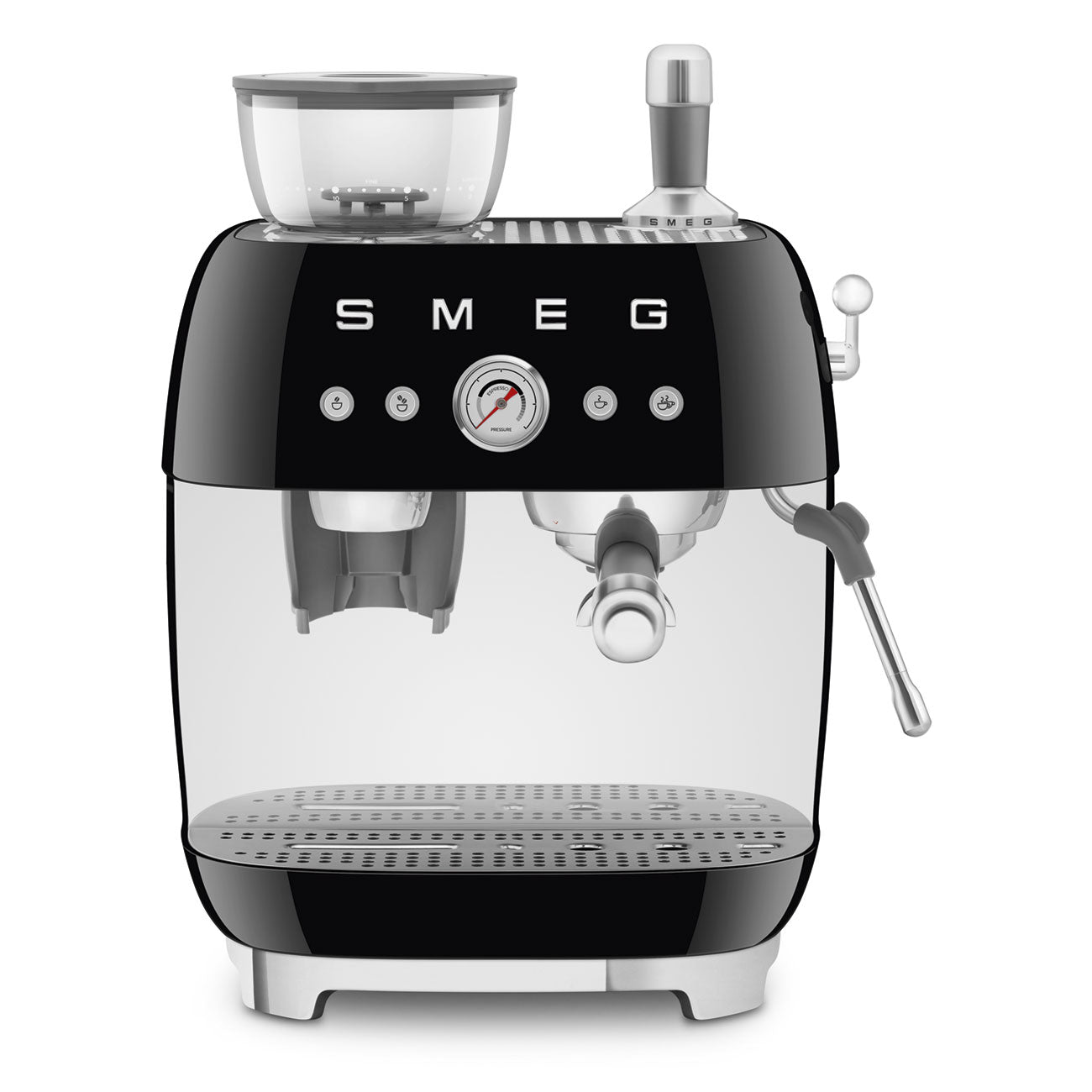 Smeg Black Manual Coffee Machine Grinder EGF03BLEU - Metro Homecentre Menlyn