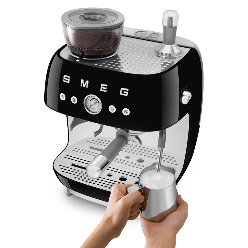 Smeg Black Manual Coffee Machine Grinder EGF03BLEU - Metro Homecentre Menlyn