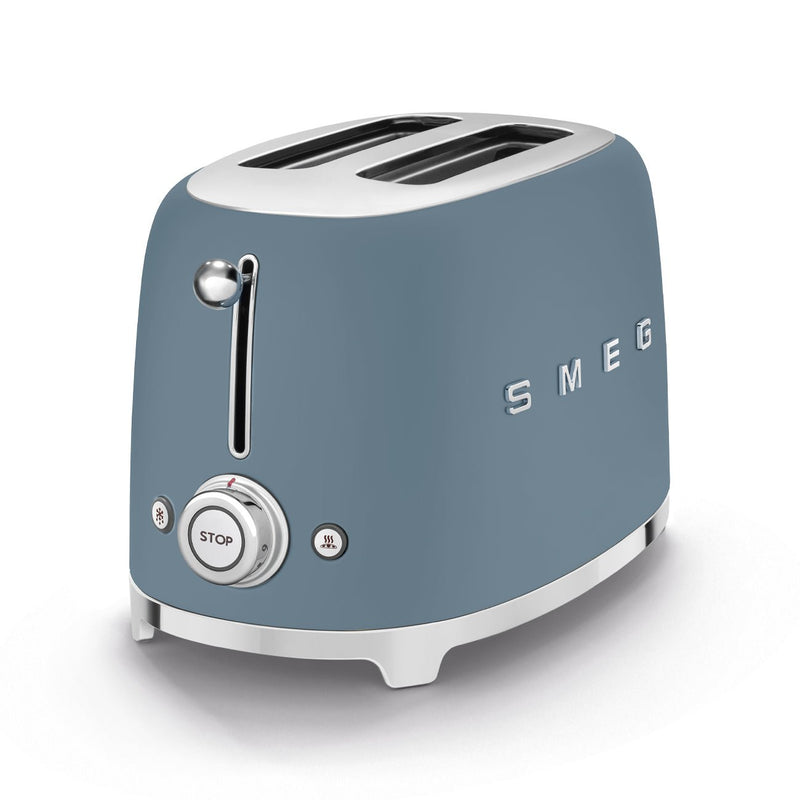 Smeg 50s Retro Style Blue 2 Slice Toaster TSF01SBMEU - Metro Homecentre Menlyn