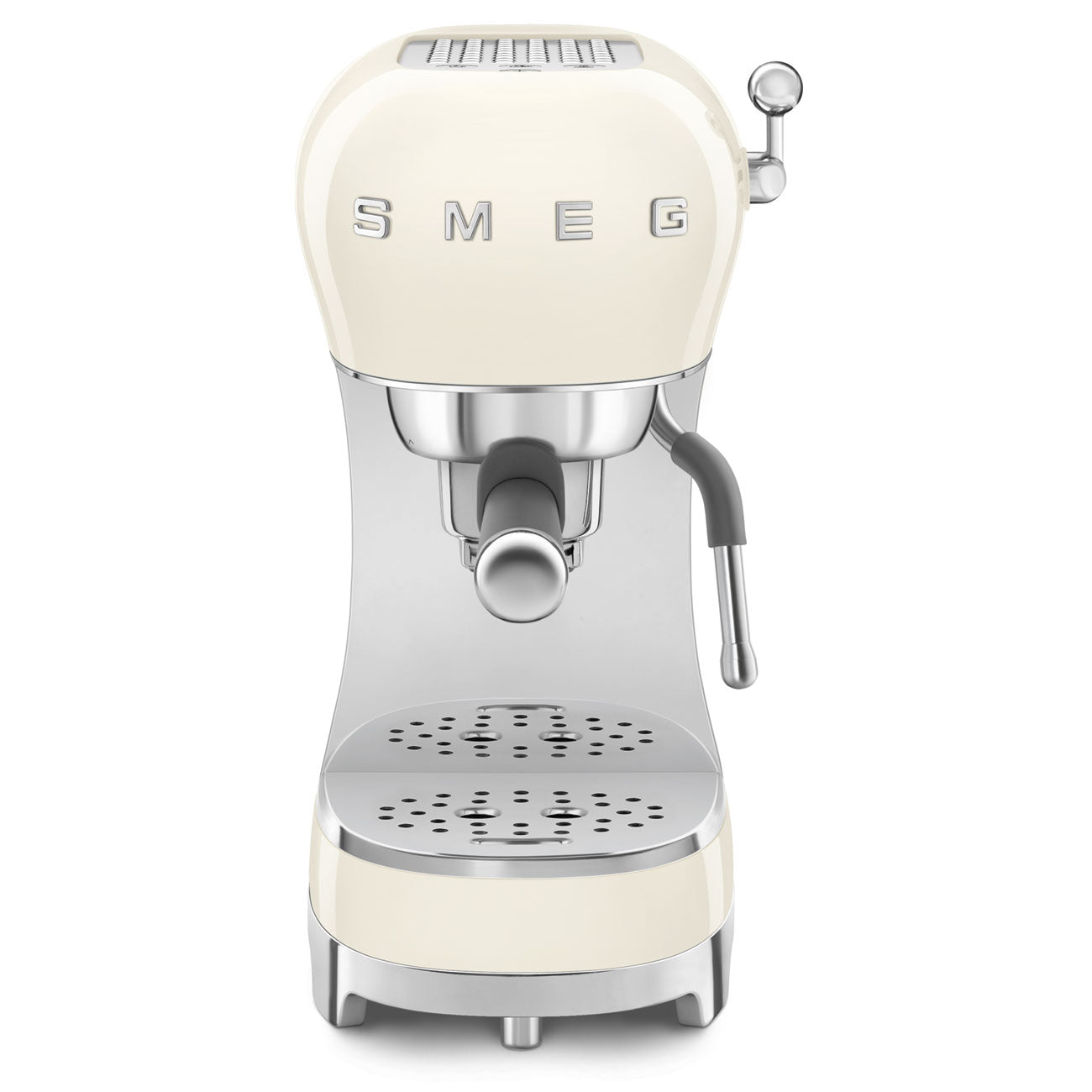 Smeg 50s Style Cream Manual Coffee Machine ECF02CREU - Metro Homecentre Menlyn