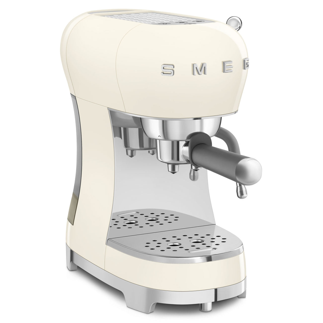 Smeg 50s Style Cream Manual Coffee Machine ECF02CREU - Metro Homecentre Menlyn