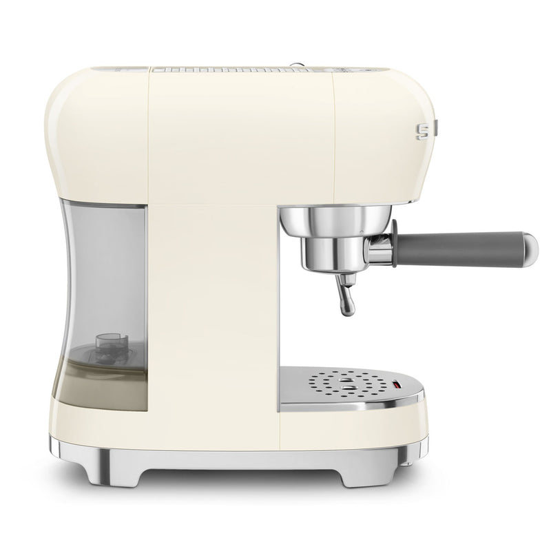 Smeg 50s Style Cream Manual Coffee Machine ECF02CREU - Metro Homecentre Menlyn