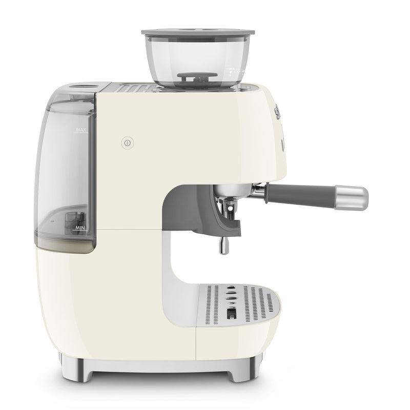 Smeg 50s Style Cream Manual Coffee Machine Grinder EGF03CREU - Metro Homecentre Menlyn
