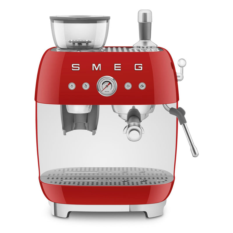 Smeg 50s Style Red Manual Coffee Machine Grinder EGF03RDEU - Metro Homecentre Menlyn