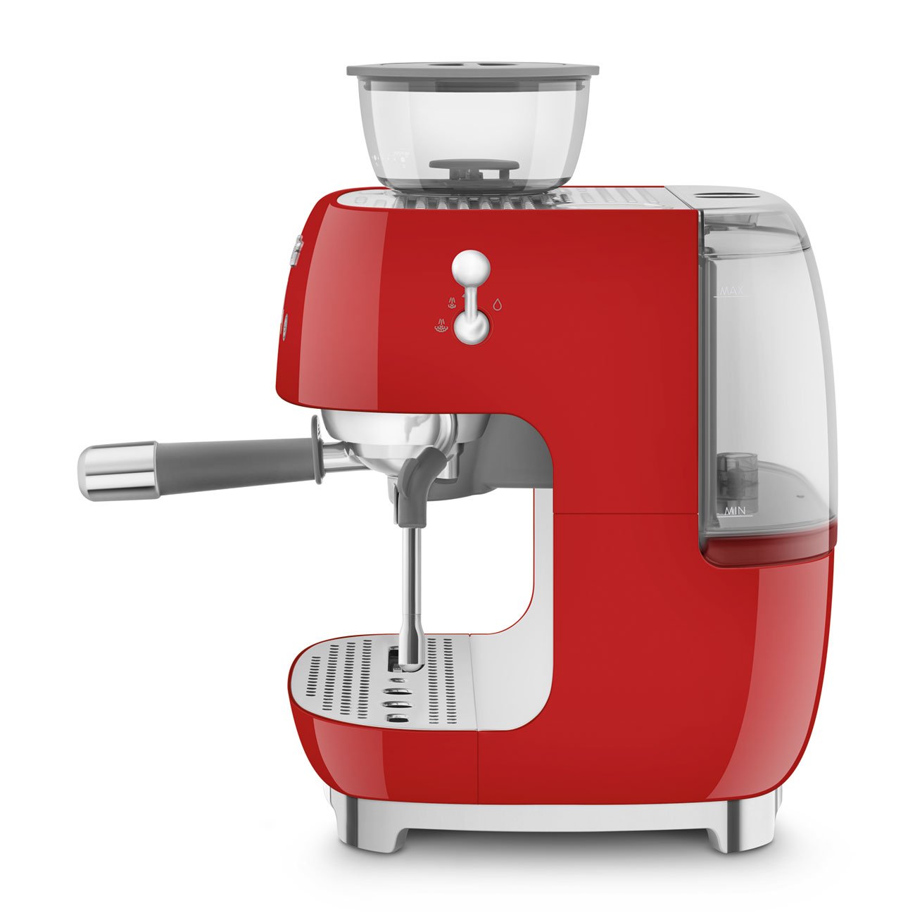 Smeg 50s Style Red Manual Coffee Machine Grinder EGF03RDEU - Metro Homecentre Menlyn