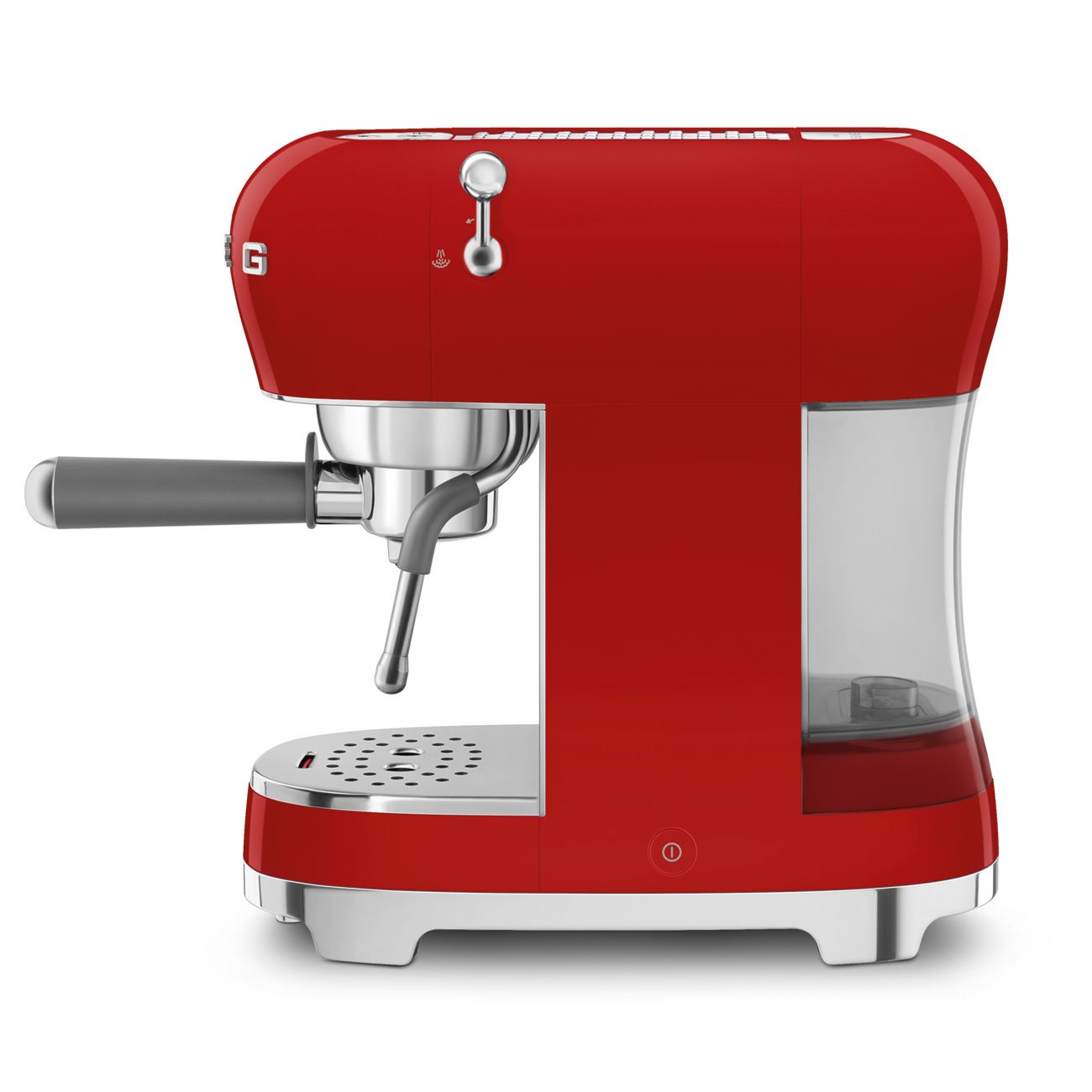 Smeg 50s Style Red Manual Coffee Machine ECF02RDEU - Metro Homecentre Menlyn