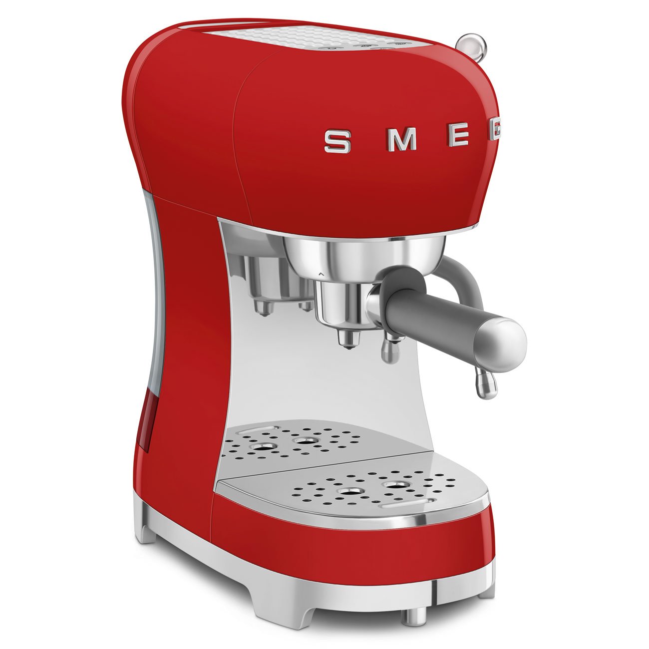 Smeg 50s Style Red Manual Coffee Machine ECF02RDEU - Metro Homecentre Menlyn