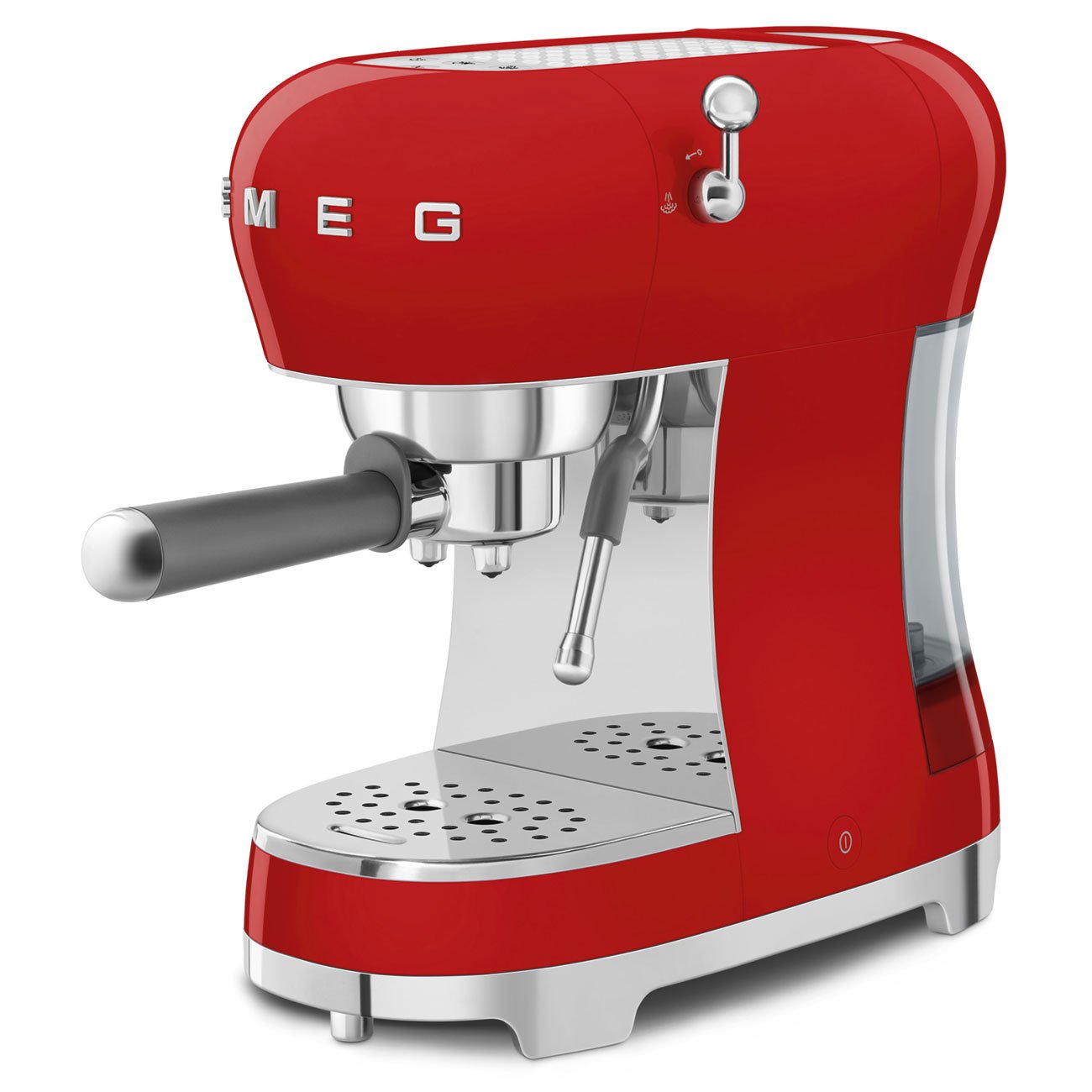 Smeg 50s Style Red Manual Coffee Machine ECF02RDEU - Metro Homecentre Menlyn