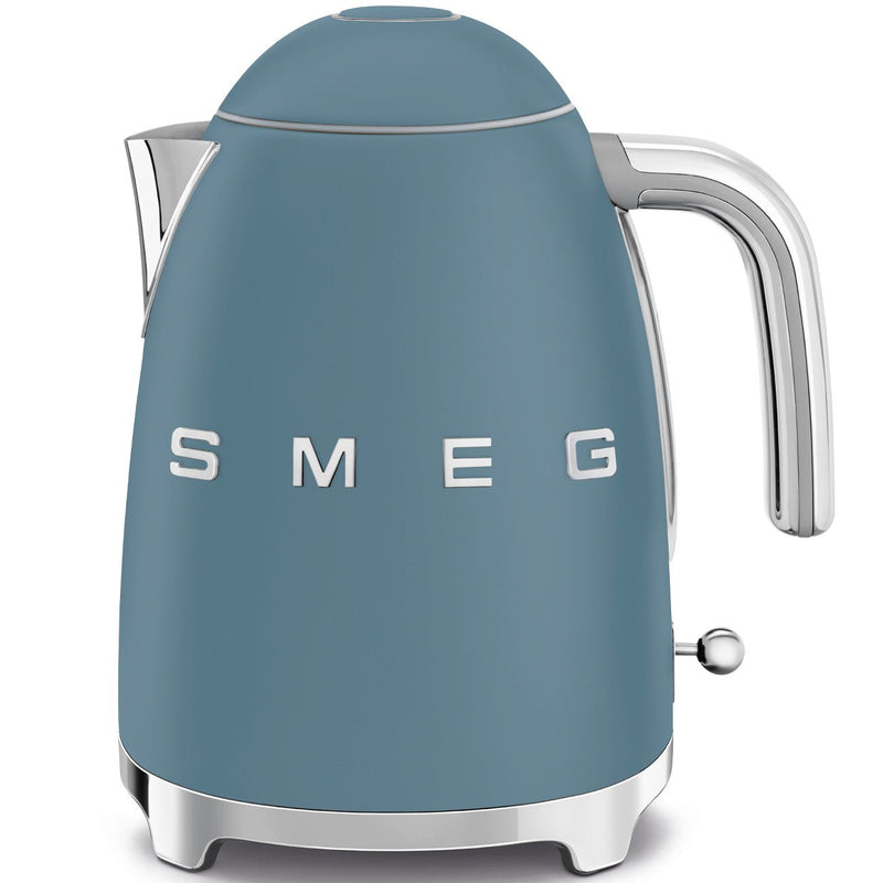 Smeg 50s Style Matte Storm Blue 1.7L Retro Kettle KLF03SBMEU - Metro Homecentre Menlyn