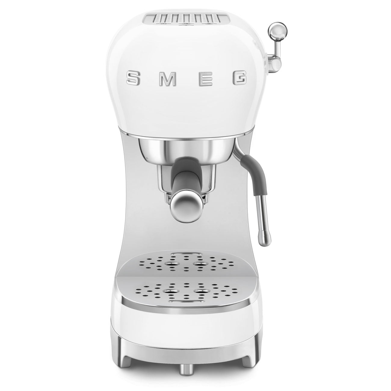 Smeg 50s Style White Manual Coffee Machine ECF02WHEU - Metro Homecentre Menlyn
