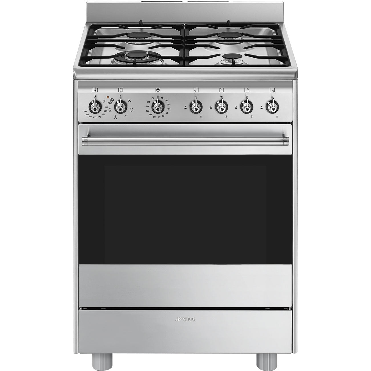 Smeg 60cm Classica Stainless Steel Gas Electric Stove SSA60MX2 - Metro Homecentre Menlyn