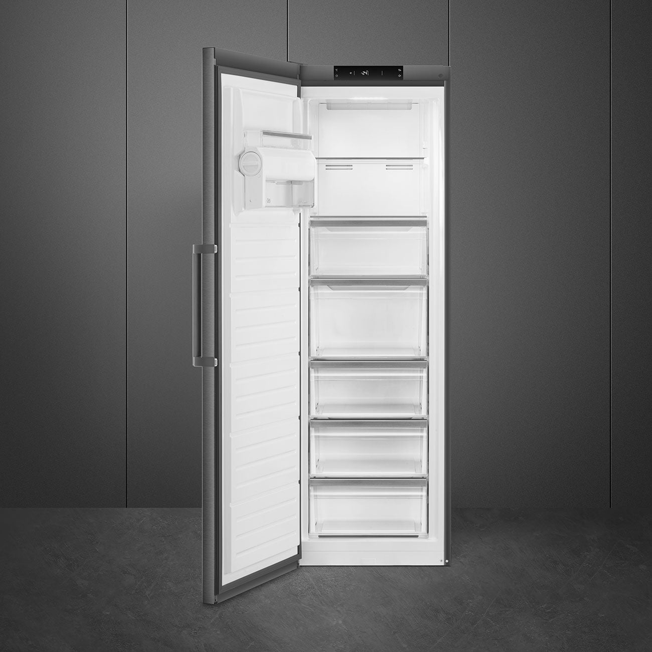 Smeg 60cm Dark Inox Feestanding Freezer RF28KNZA - Metro Homecentre Menlyn