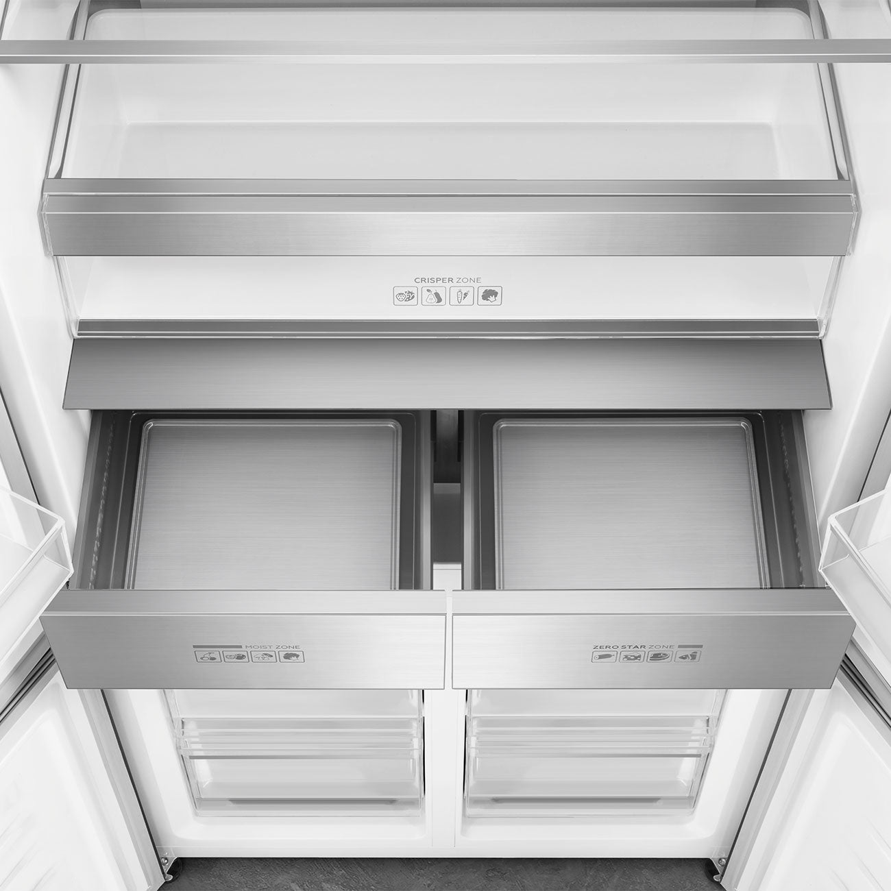Smeg 90cm 4 Door Dark Inox Fridge Freezer FQI60KDZA - Metro Homecentre Menlyn