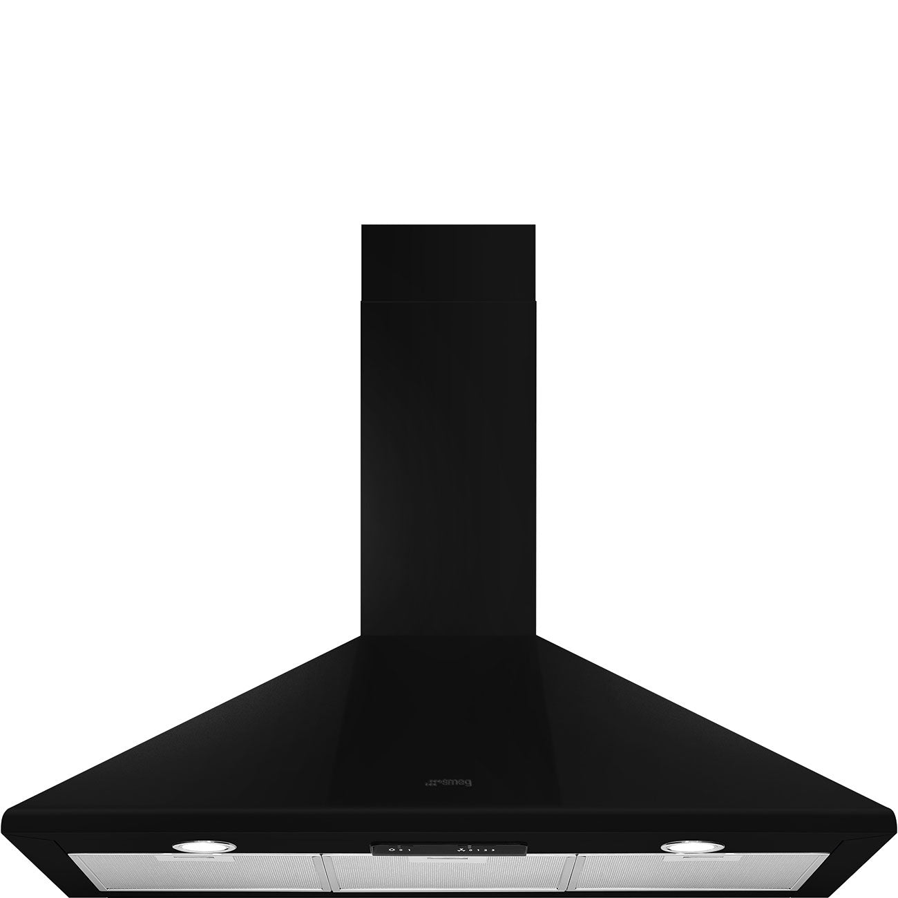 Smeg 90cm Black Stove Hood KSED95BL - Metro Homecentre Menlyn