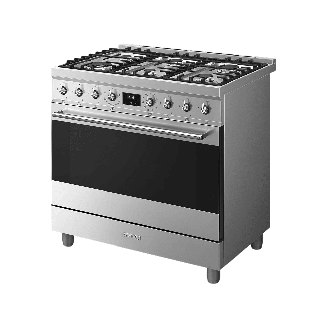 Smeg 90cm 6 Burner Gas Electric Cooker C9MAXSSA2 - Metro Homecentre Menlyn