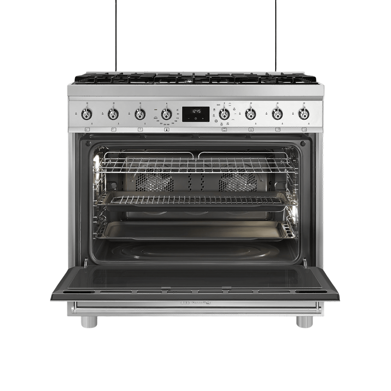 Smeg 90cm 6 Burner Gas Electric Cooker C9MAXSSA2 - Metro Homecentre Menlyn