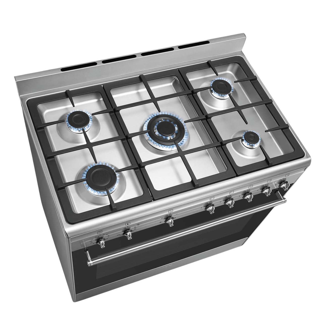 Smeg 90cm Stainless Steel Gas Stove SSA91GGX2 - Metro Homecentre Menlyn