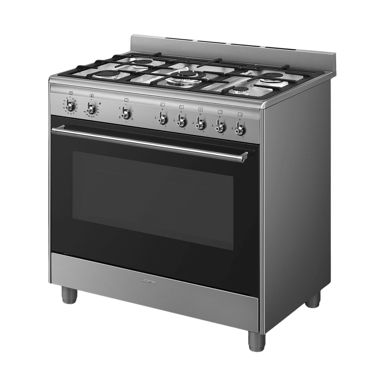 Smeg 90cm Stainless Steel Gas Stove SSA91GGX2 - Metro Homecentre Menlyn