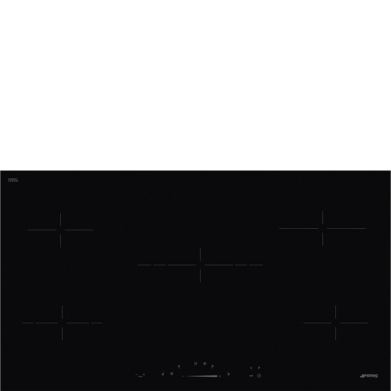 Smeg 90cm Aesthetic Low Profile Ceramic Hob SE495ETD - Metro Homecentre Menlyn