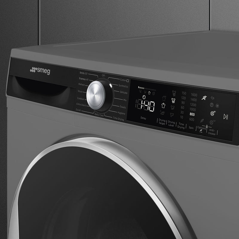 Smeg 9kg Dark Inox Heat Pump Tumble Dryer D3T9XSA - Metro Homecentre Menlyn