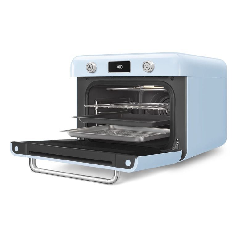Smeg Blue Countertop Steam Oven COF01PBEU - Metro Homecentre Menlyn