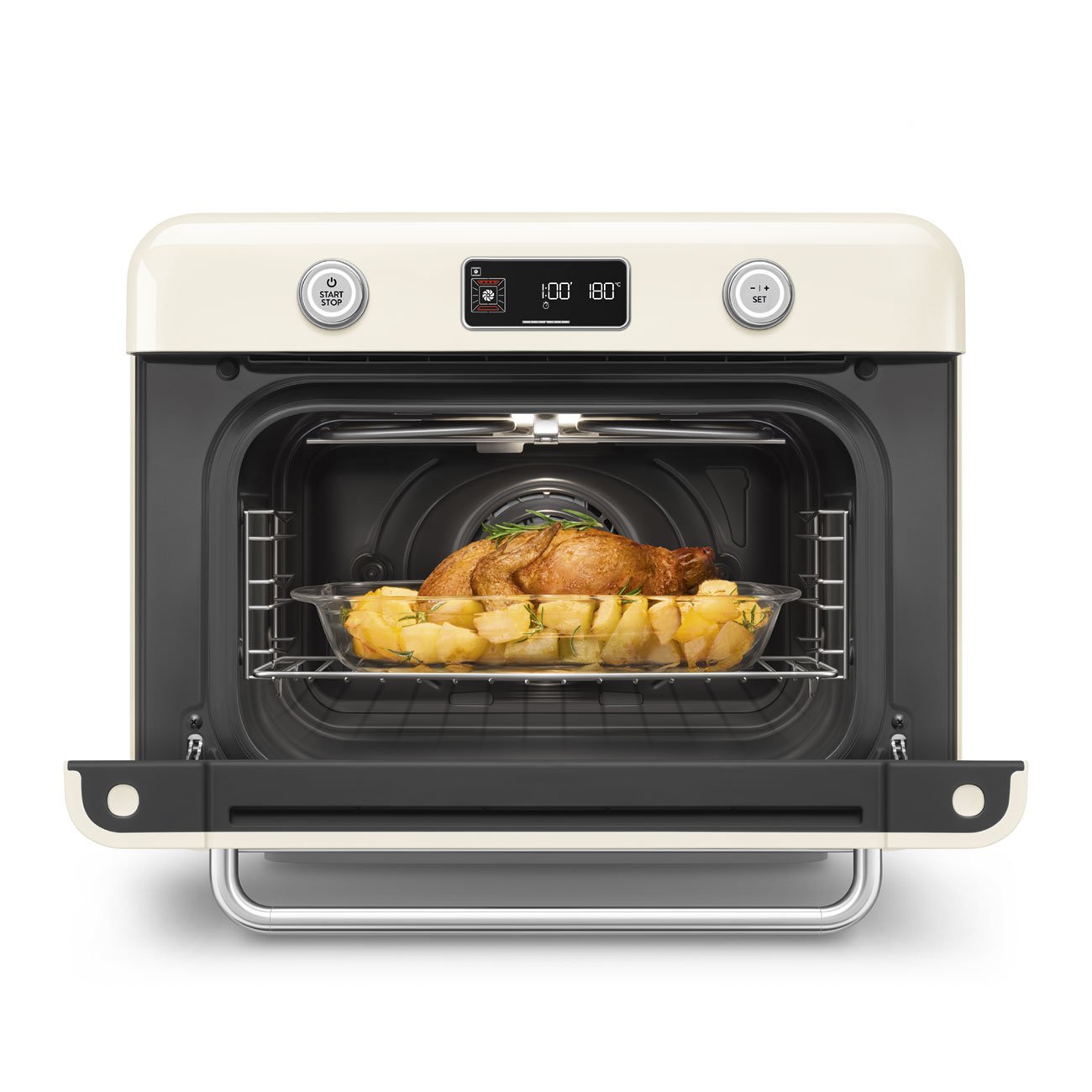 Smeg Cream Countertop Steam Oven COF01CREU - Metro Homecentre Menlyn