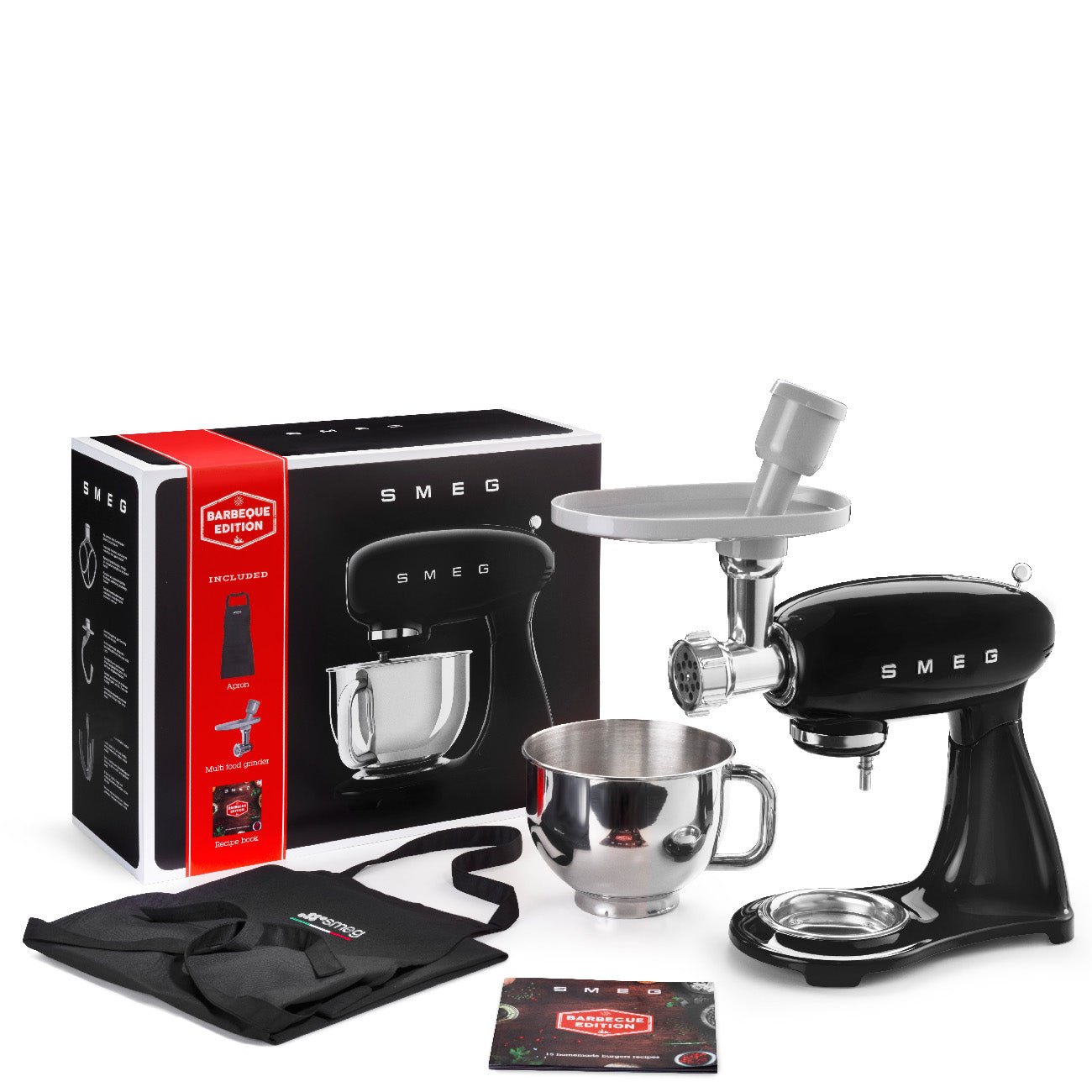 Smeg 50s Style Black Stand Mixer SMF03BLEU - Metro Homecentre Menlyn