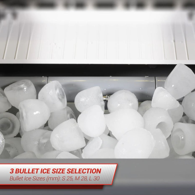 SnoMaster 20kg Black Counter Top Ice Maker ZBC20Blk - Metro Homecentre Menlyn
