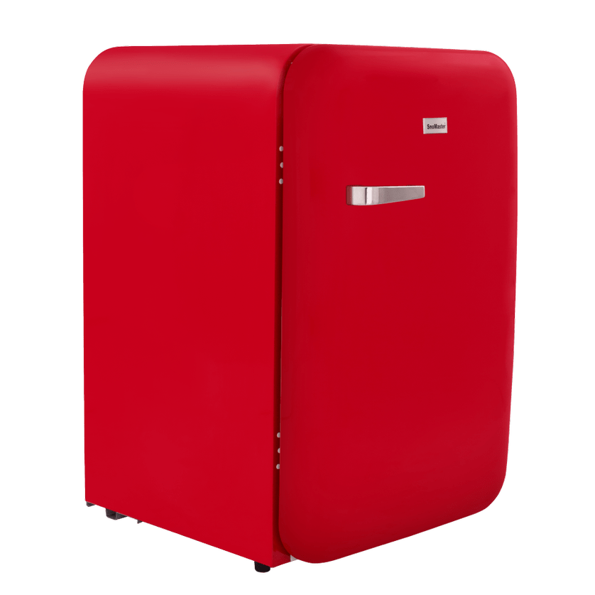 Snomaster 115L Retro Red Under Counter Beverage Cooler - DBQ - 220R - Metro Homecentre Menlyn