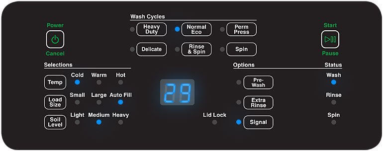 Speed Queen 10.5kg Top Loader Washing Machine AWNE8RSN - Metro Homecentre Menlyn