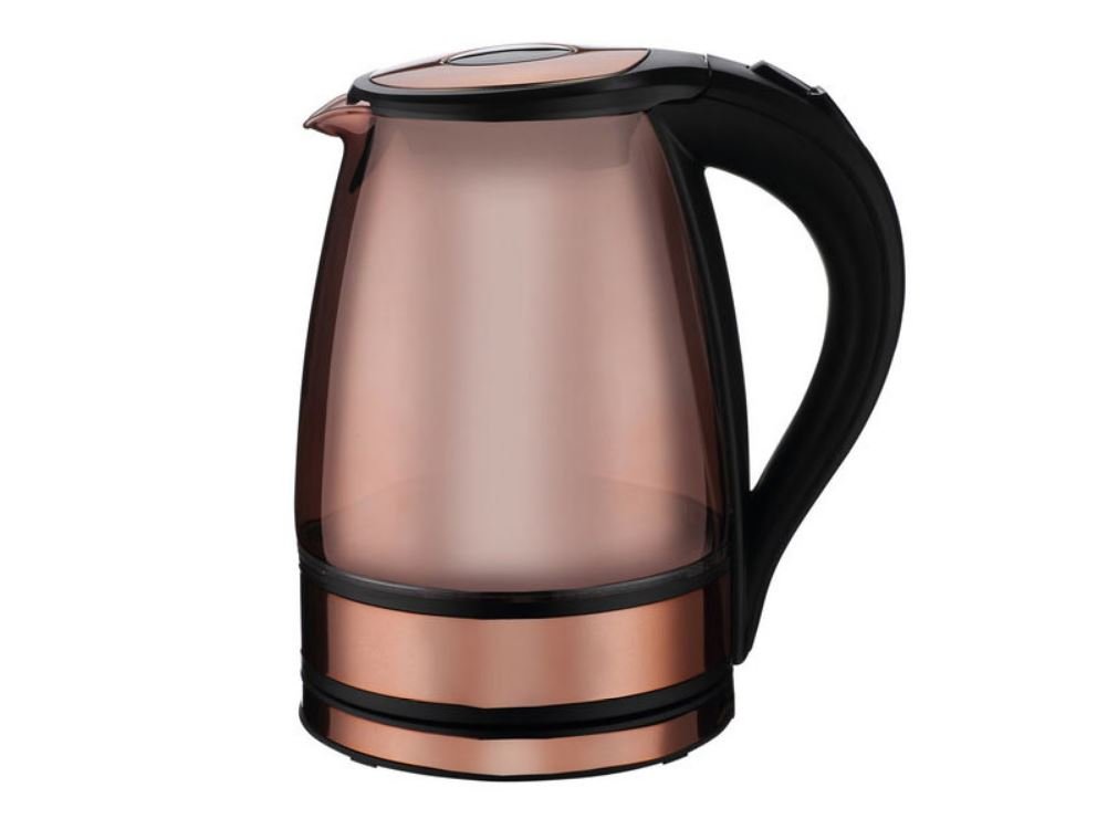 Sunbeam 1.7L Rose Gold Glass Cordless Kettle - SUGK - 102R - Metro Homecentre Menlyn