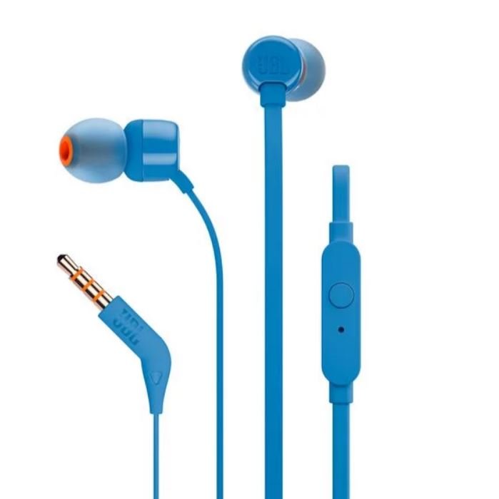 JBL T110 In - Ear Earphones Blue - Metro Homecentre Menlyn