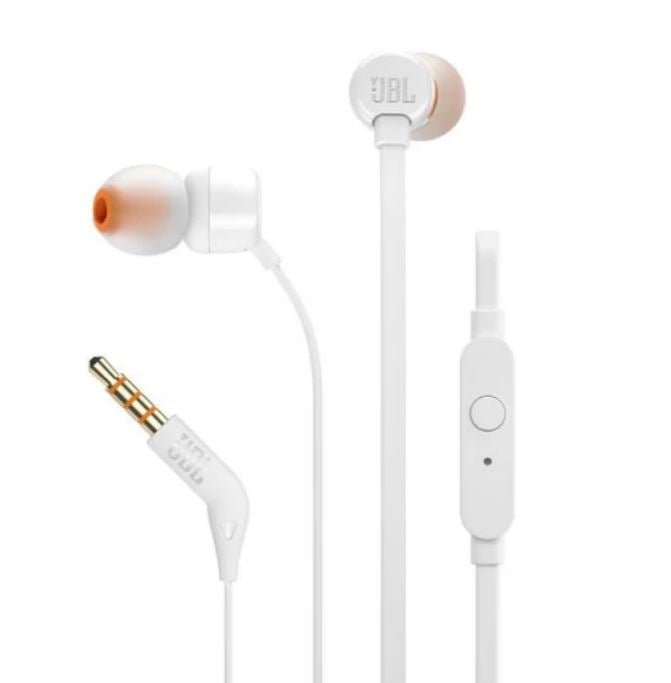 JBL T110 In - Ear Earphones - White - Metro Homecentre Menlyn