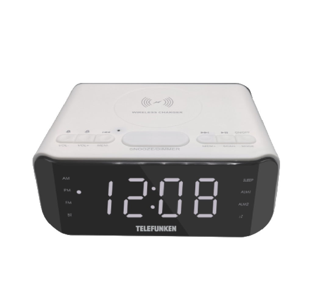 Telefunken Black Clock Radio TCR18 - Metro Homecentre Menlyn