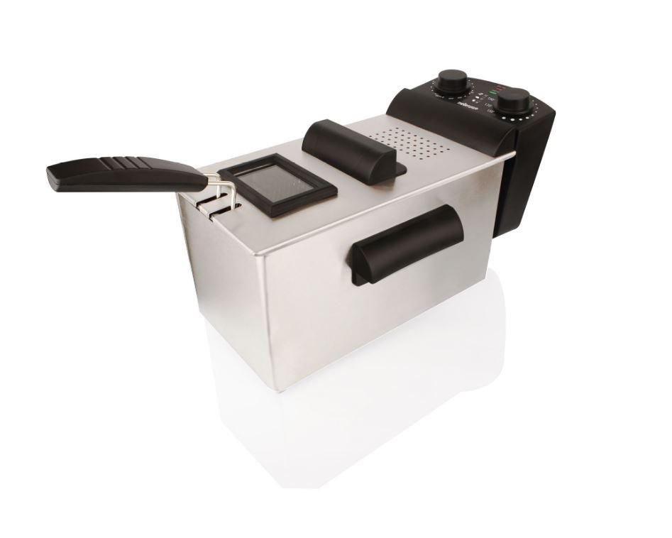 Mellerware Tempura 3L Steel Deep Fryer 27103B - Metro Homecentre Menlyn