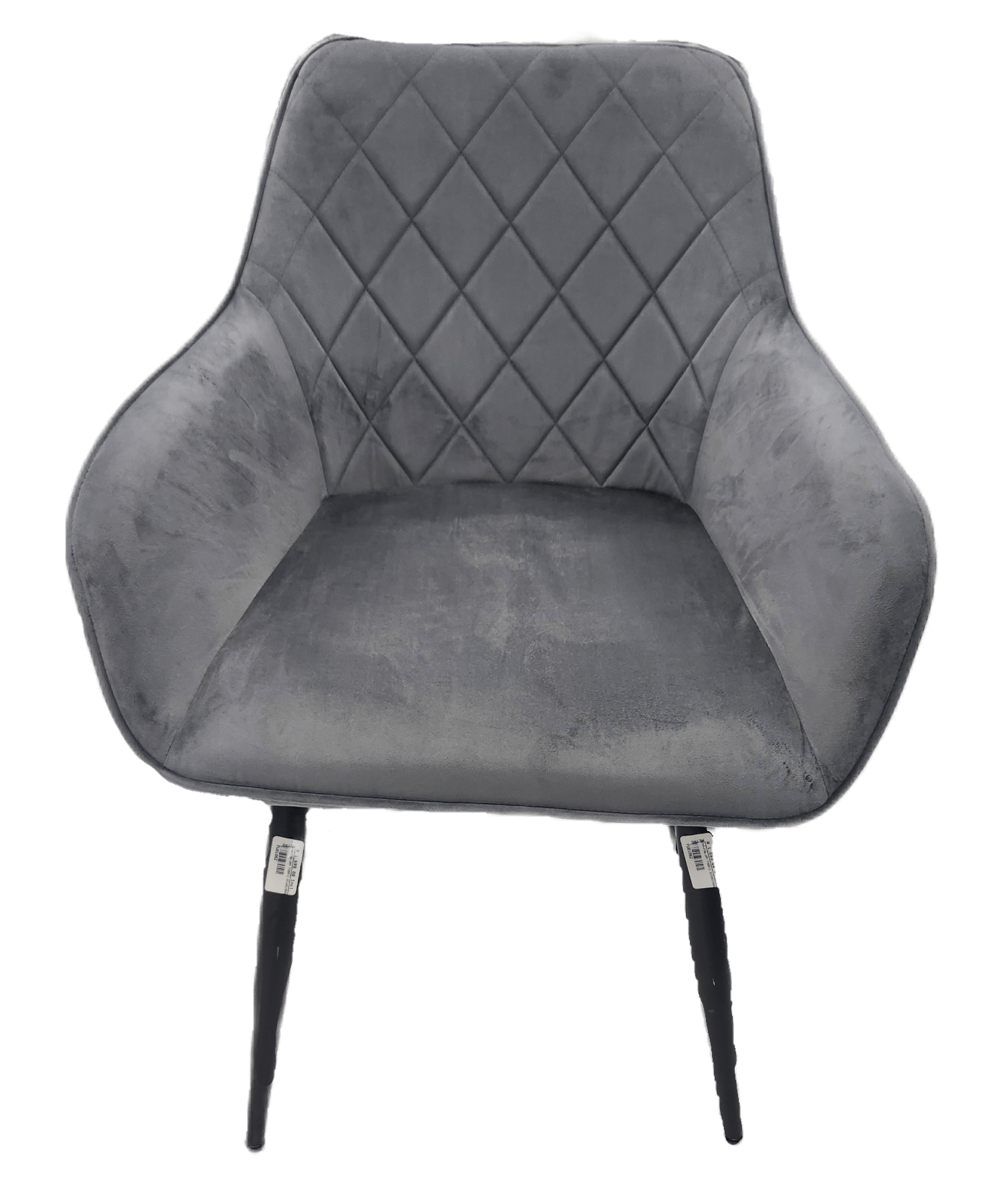 Velvet Occasional Chair Grey - Metro Homecentre Menlyn
