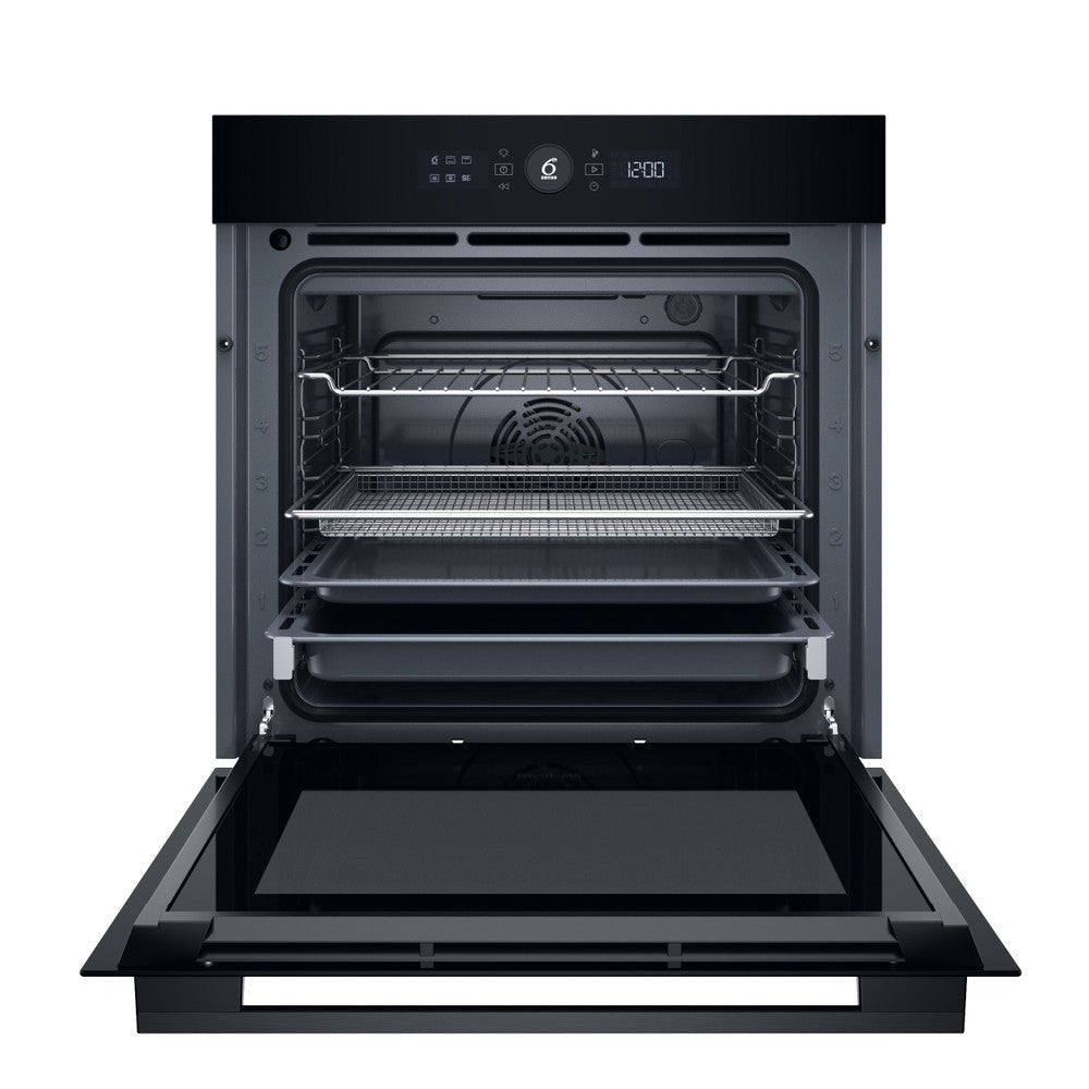 Whirlpool 60cm Black BuiltIn Oven WOI5S8HM1SBA - Metro Homecentre Menlyn