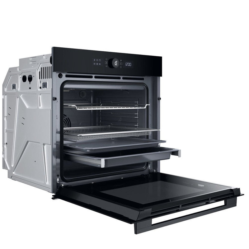 Whirlpool 60cm Black BuiltIn Oven WOI5S8HM1SBA - Metro Homecentre Menlyn