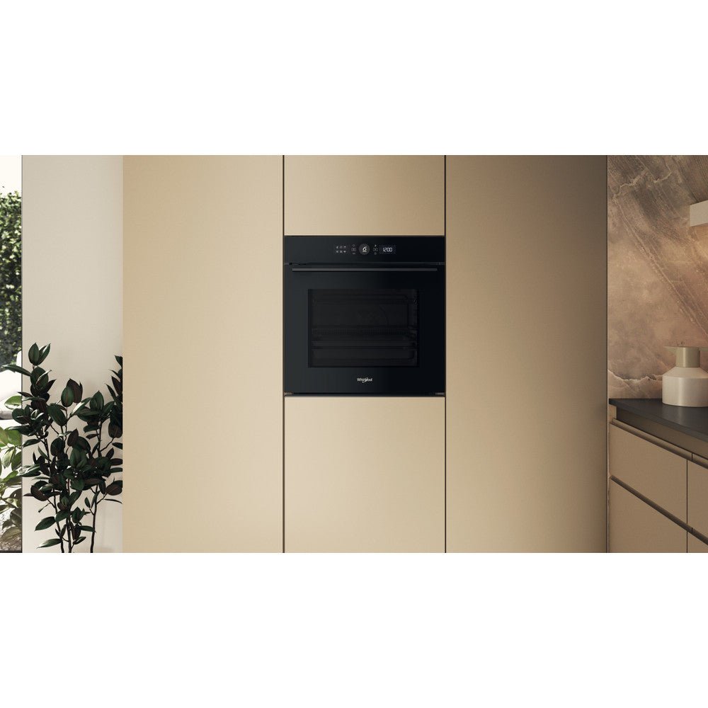 Whirlpool 60cm Black BuiltIn Oven WOI5S8HM1SBA - Metro Homecentre Menlyn