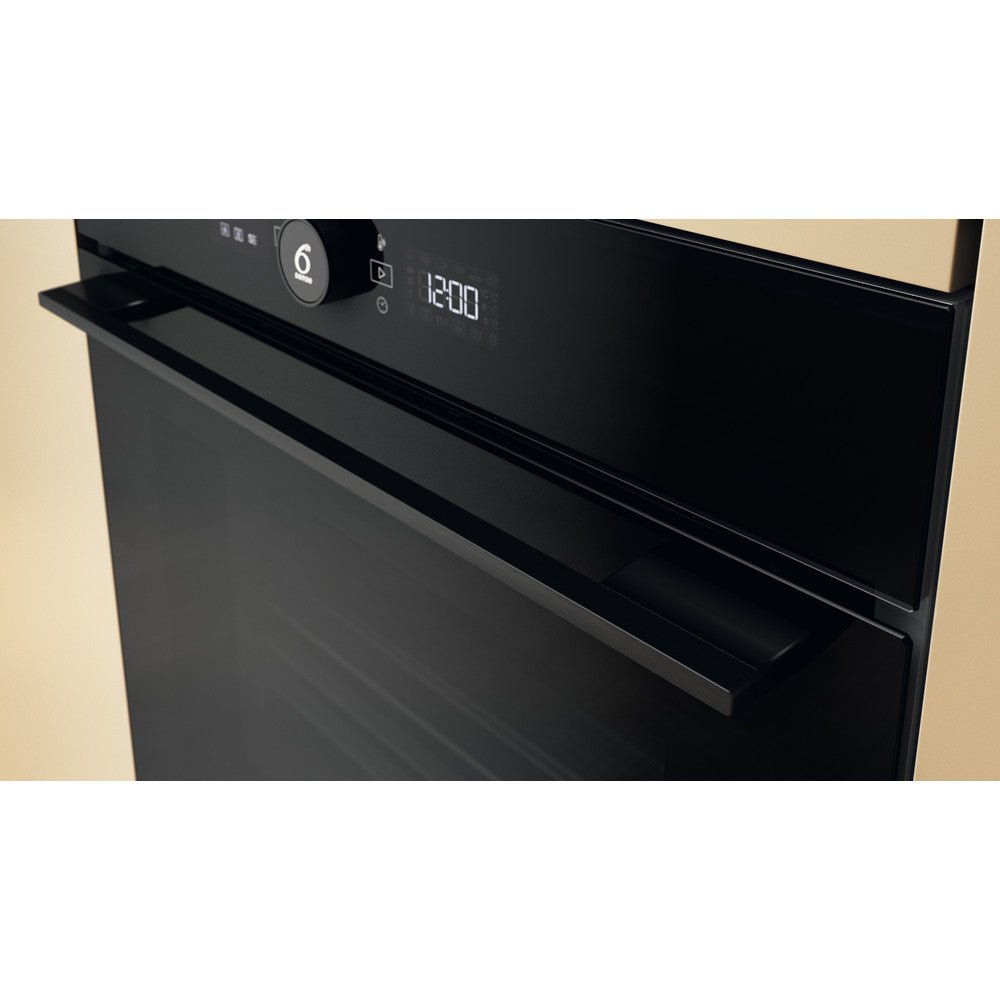 Whirlpool 60cm Black BuiltIn Oven WOI5S8HM1SBA - Metro Homecentre Menlyn