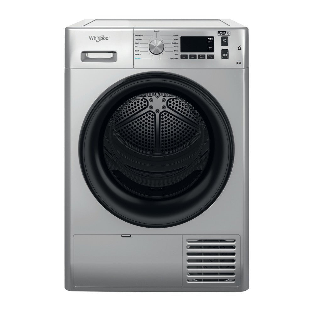 Whirlpool 8kg Silver Tumble Dryer FFTCM118BSKSA - Metro Homecentre Menlyn