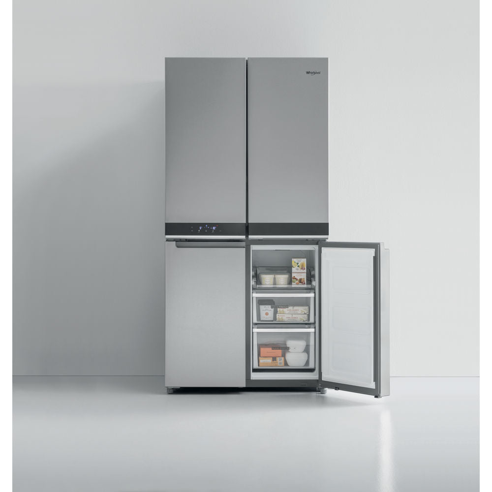 Whirlpool Steel Fridge Freezer - WQ9B1LUK - Metro Homecentre Menlyn