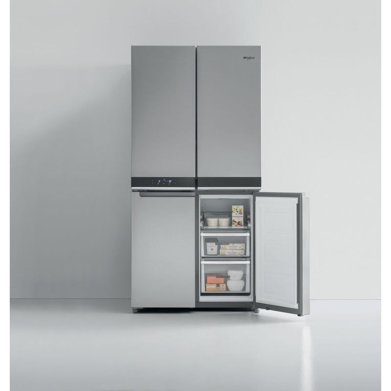 Whirlpool Steel Fridge Freezer - WQ9B1LUK - Metro Homecentre Menlyn