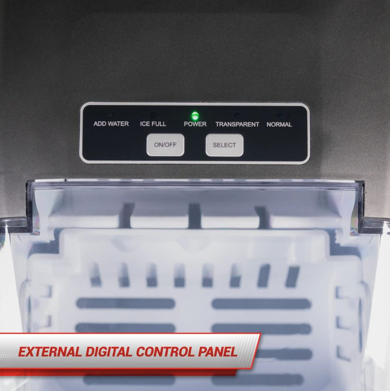 SnoMaster 12kg Steel Counter Top Ice Maker SMIC - 12(SS) - Metro Homecentre Menlyn